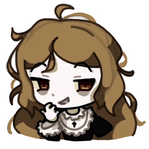 Стикер Мори гягра😼 - 5