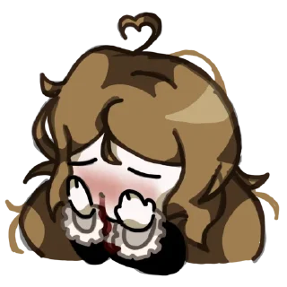 Стикер Мори гягра😼 - 4