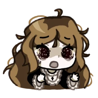 Стикер Мори гягра😼 - 8