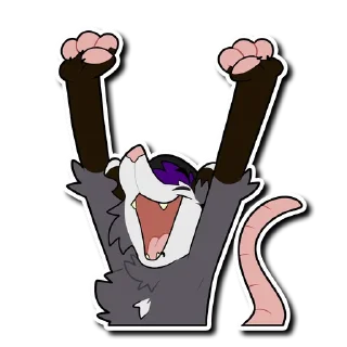 Sticker Moss V. Opossum - 1