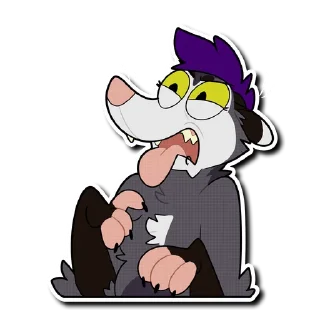 Sticker Moss V. Opossum - 7