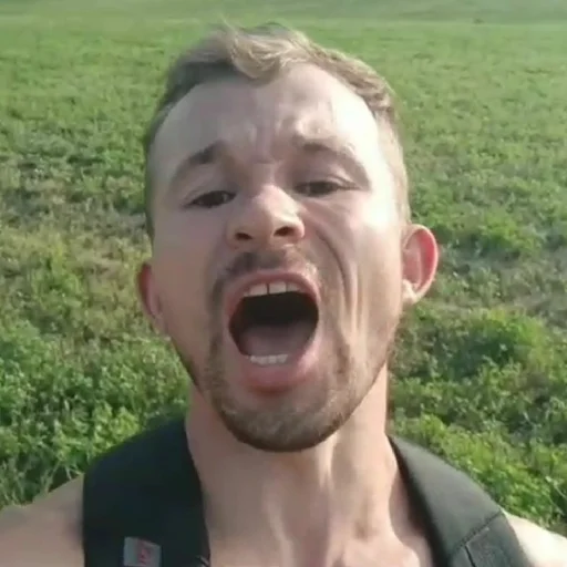 person grass human face