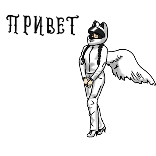 Стикер Motocat - 1