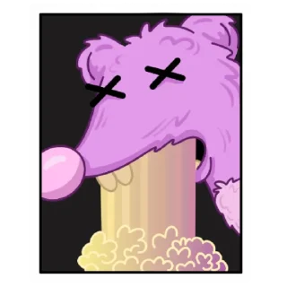 Стикер Мыша FLUFFY (@irina_fluffy) - 3