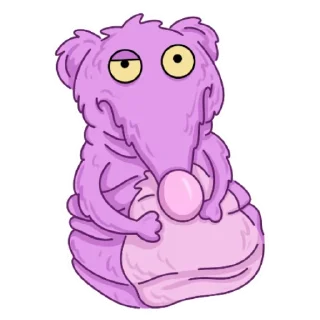 Стикер Мыша FLUFFY (@irina_fluffy) - 10