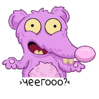 Стикер Мыша FLUFFY (@irina_fluffy) - 4