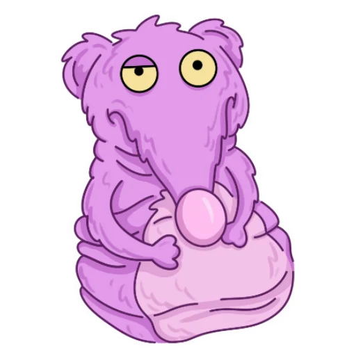 Sticker MouseFluffy - 1