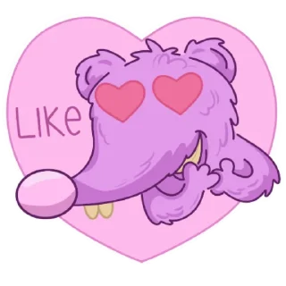 Стикер Мыша FLUFFY (@irina_fluffy) - 0