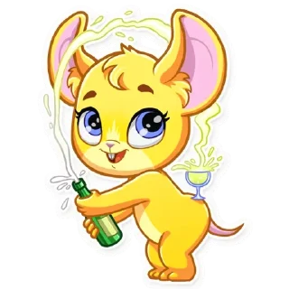 Стикер Мышарик - 3