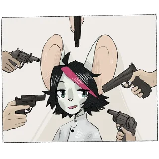 Стикер Мышь Дима |Mouse Dima @dimon_p_info & @archirai_stuff - 10