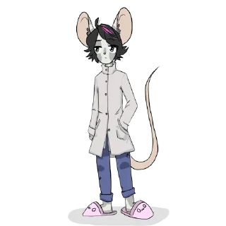 Стикер Мышь Дима |Mouse Dima @dimon_p_info & @archirai_stuff - 1