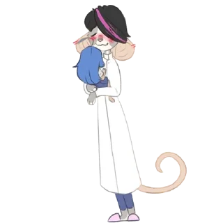 Стикер Мышь Дима |Mouse Dima @dimon_p_info & @archirai_stuff - 6