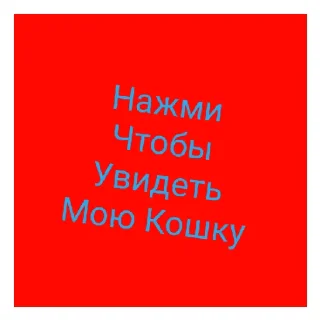 Стикер Моя кошка мося - 5