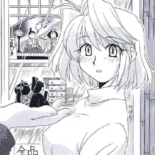 Sticker Моя вайфу ❤ (author @Timka22891 - 7