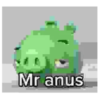 Стикер Mr anus - 5