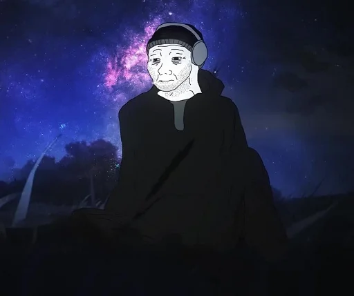 человеческое лицо темнота Ночь