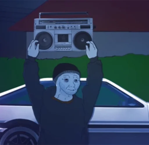 транспортное средство мультфильм человеческое лицо