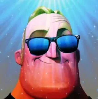 Sticker Mr incredible - 0