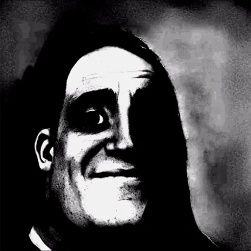 черно-белый эскиз портрет