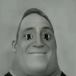 Стикер Mr.Incredible being canny to uncanny - 6