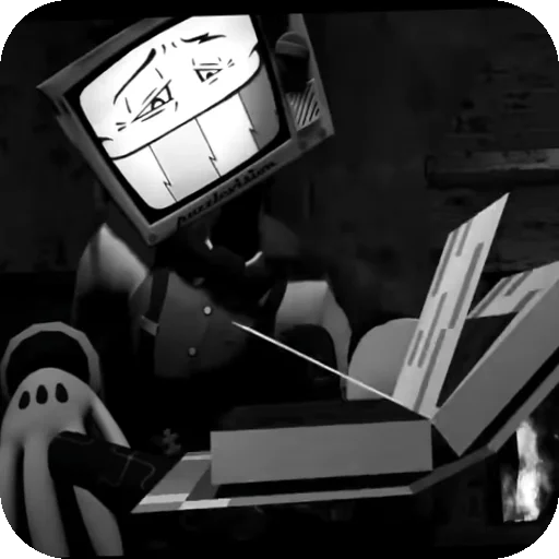 черно-белый мультфильм скриншот