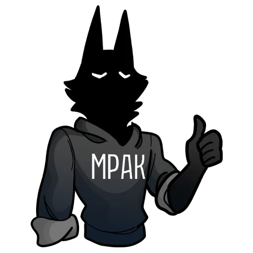 Sticker МРАК (by @sledupo) | Автор: @wiarg89 - 9
