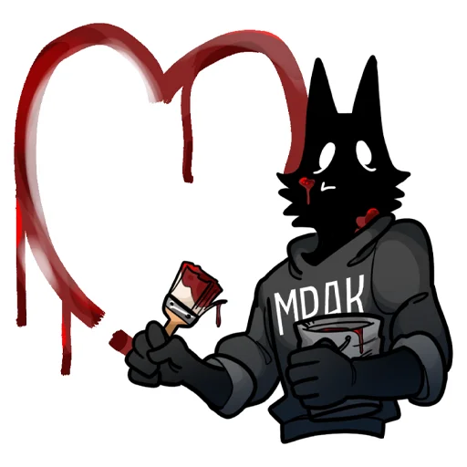 Sticker МРАК (by @sledupo) | Автор: @wiarg89 - 6