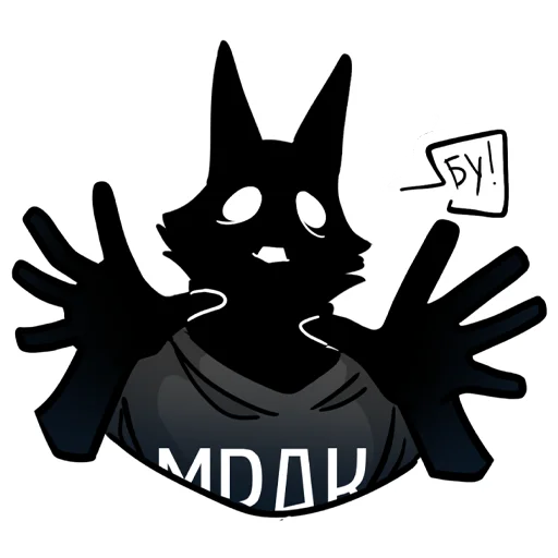 Sticker МРАК (by @sledupo) | Автор: @wiarg89 - 3