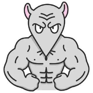 Стикер Мистер Мышь @aanroo - 9