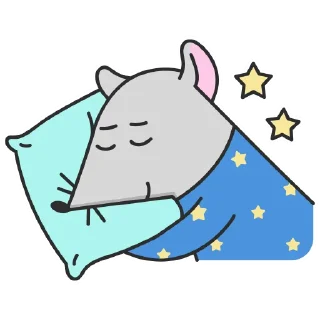 Стикер Мистер Мышь @aanroo - 6