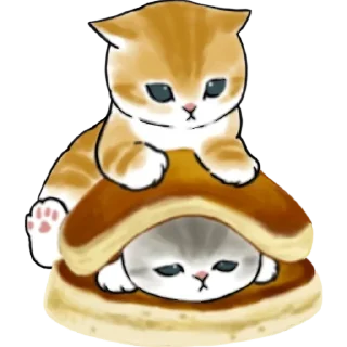 Стикер Mofusandcats - 9