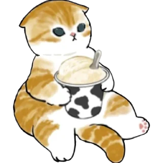 Стикер Mofusandcats - 4