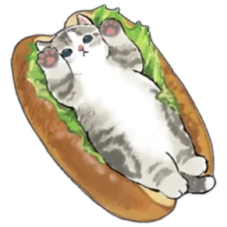 Стикер Mofusandcats - 6