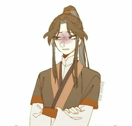 эскиз иллюстрация аниме