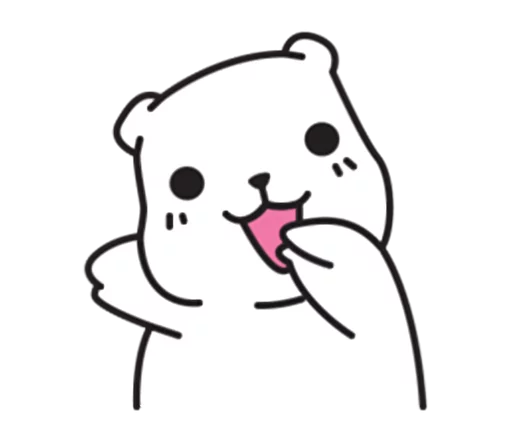 Sticker Mu Bear - 10