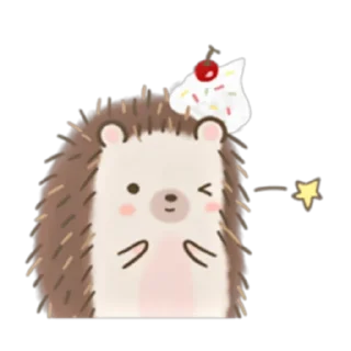 Sticker Muffin The Hedgehog (FULL) [ENG] @WSZB_Stickers - 2