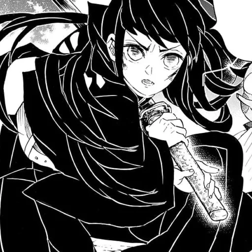 эскиз аниме иллюстрация