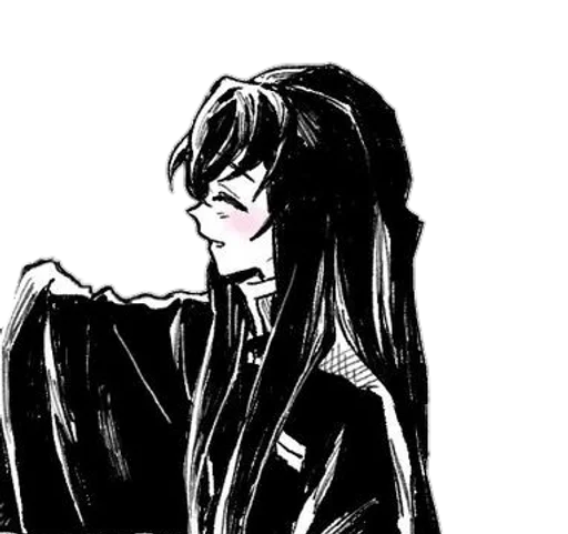 эскиз аниме человеческое лицо