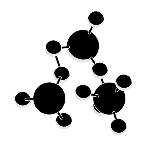 круг черно-белый абстрактный