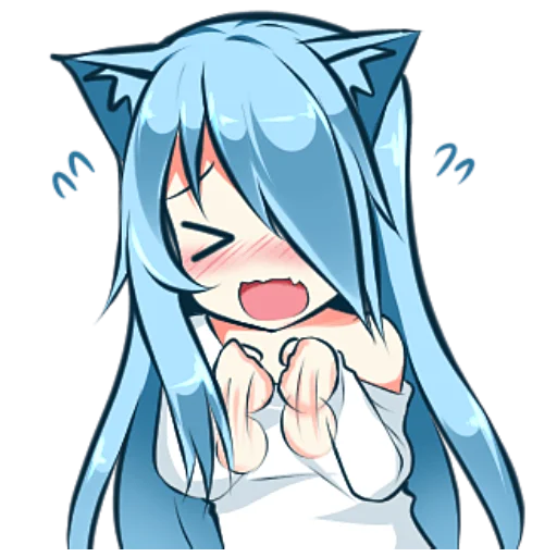 Стикер Мукинэко-тян @nyasticks - 9