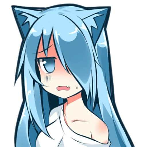 Стикер Мукинэко-тян @nyasticks - 6