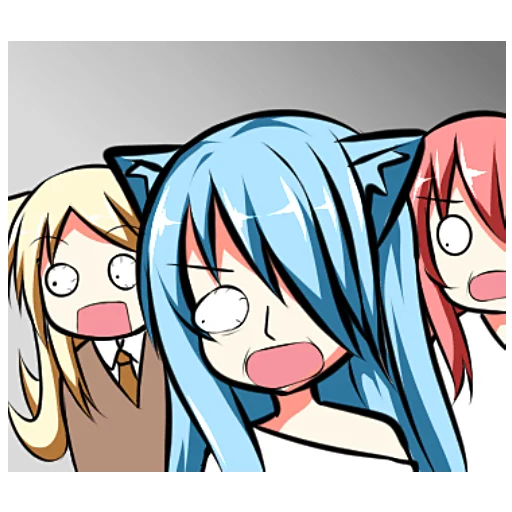 Стикер Мукинэко-тян @nyasticks - 1