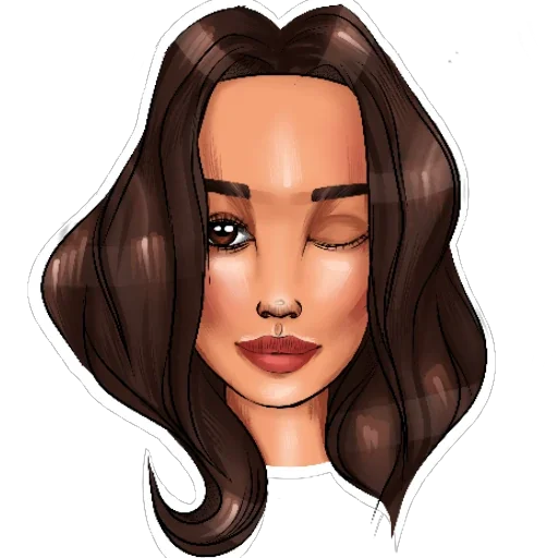 человеческое лицо эскиз иллюстрация