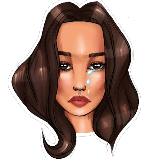 человеческое лицо мультфильм эскиз