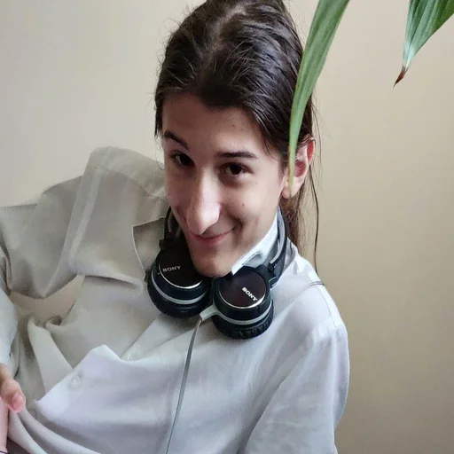 person human face clothing