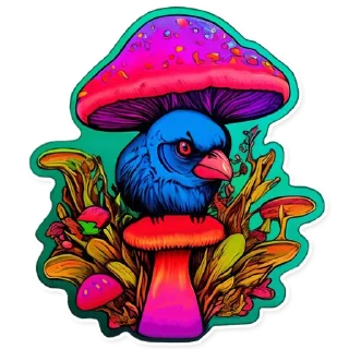 Стикер @someone_in_a_fog Грибягоды - 11