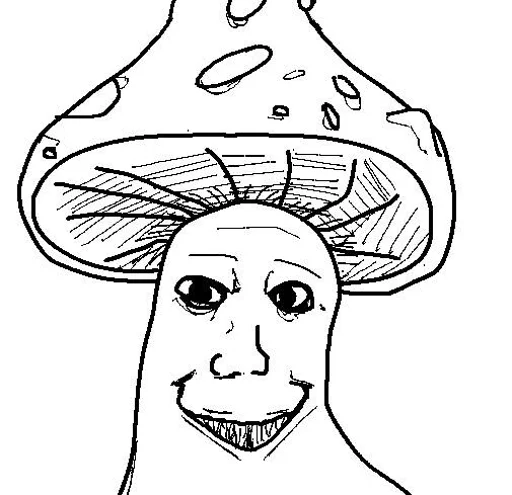 Стикер Mushroom moment - 7