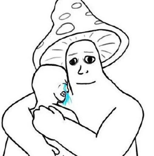 Стикер Mushroom moment - 2