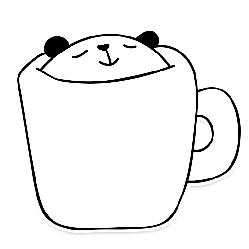 drawing sketch coffee cup