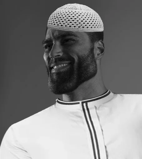 Muslim Giga Chad by @islam_meme - 